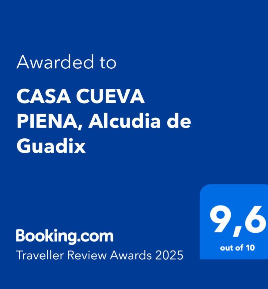 Casa Cueva Piena, Alcudia De Guadix别墅 外观 照片